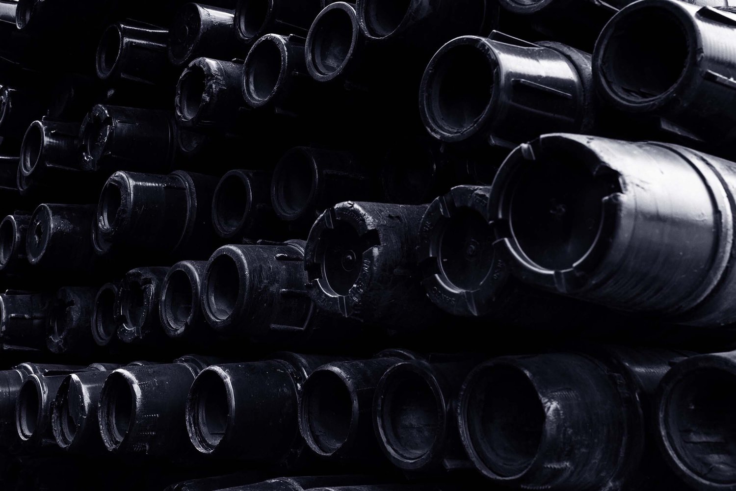 Stacked drill pipe